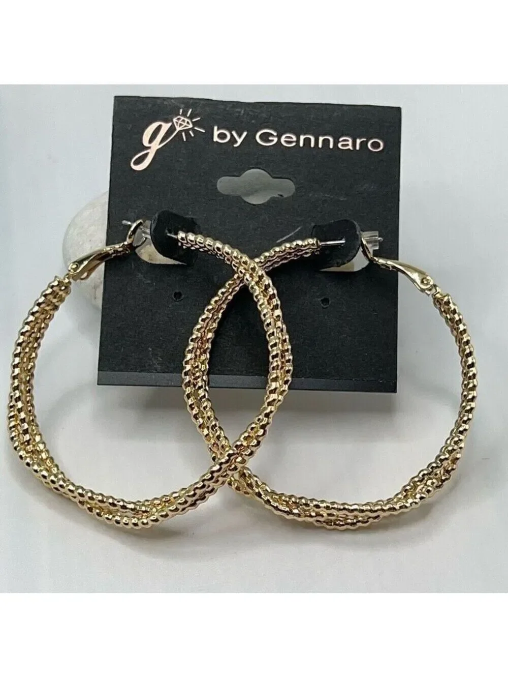 G by Gennaro Gold Hoop Twist Hoop Earrings $16ea / 3 for $25
